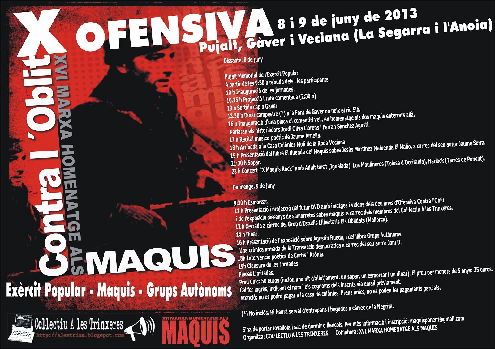 Cartell X Ofensiva contra l’oblit