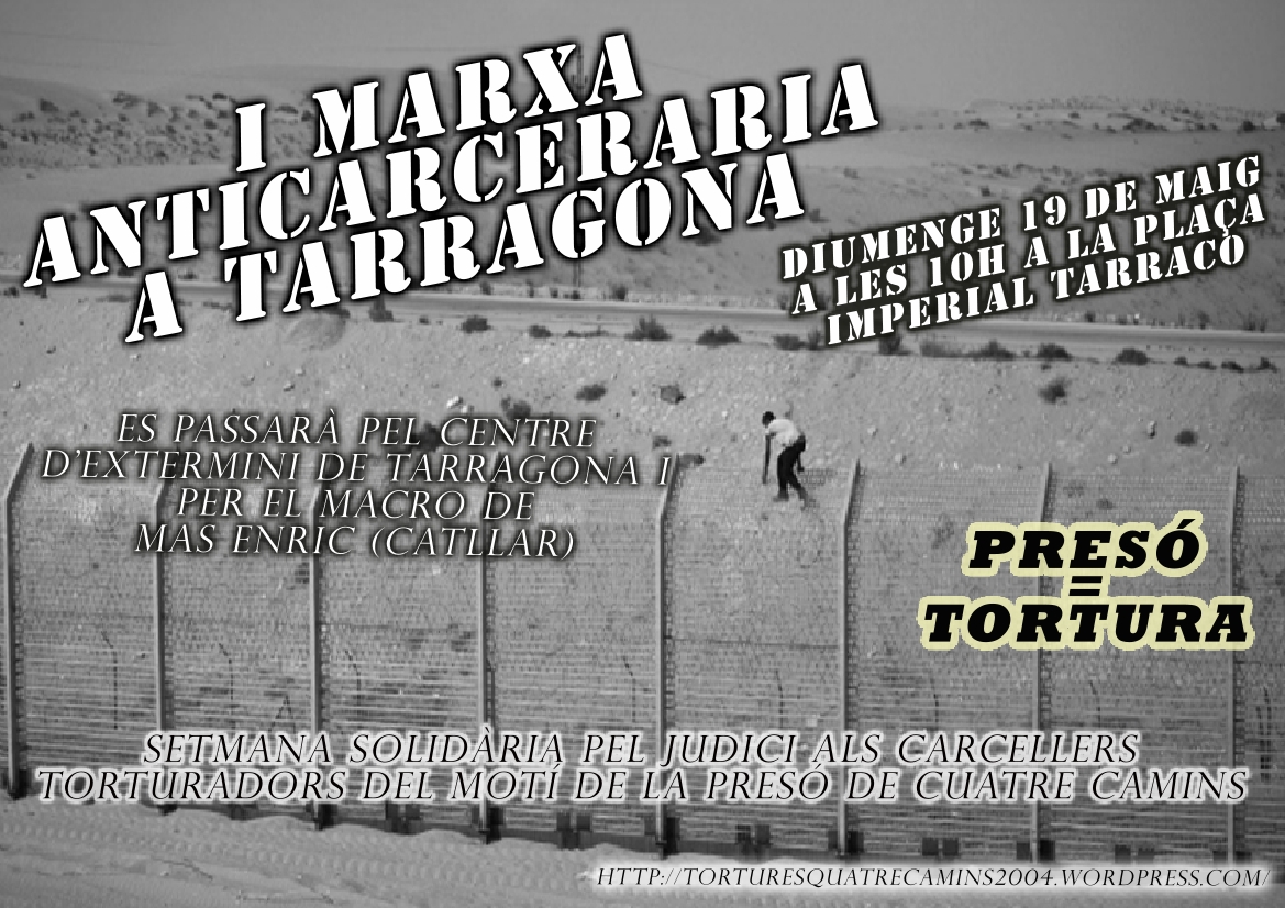 Cartell Marxa anticarcerària