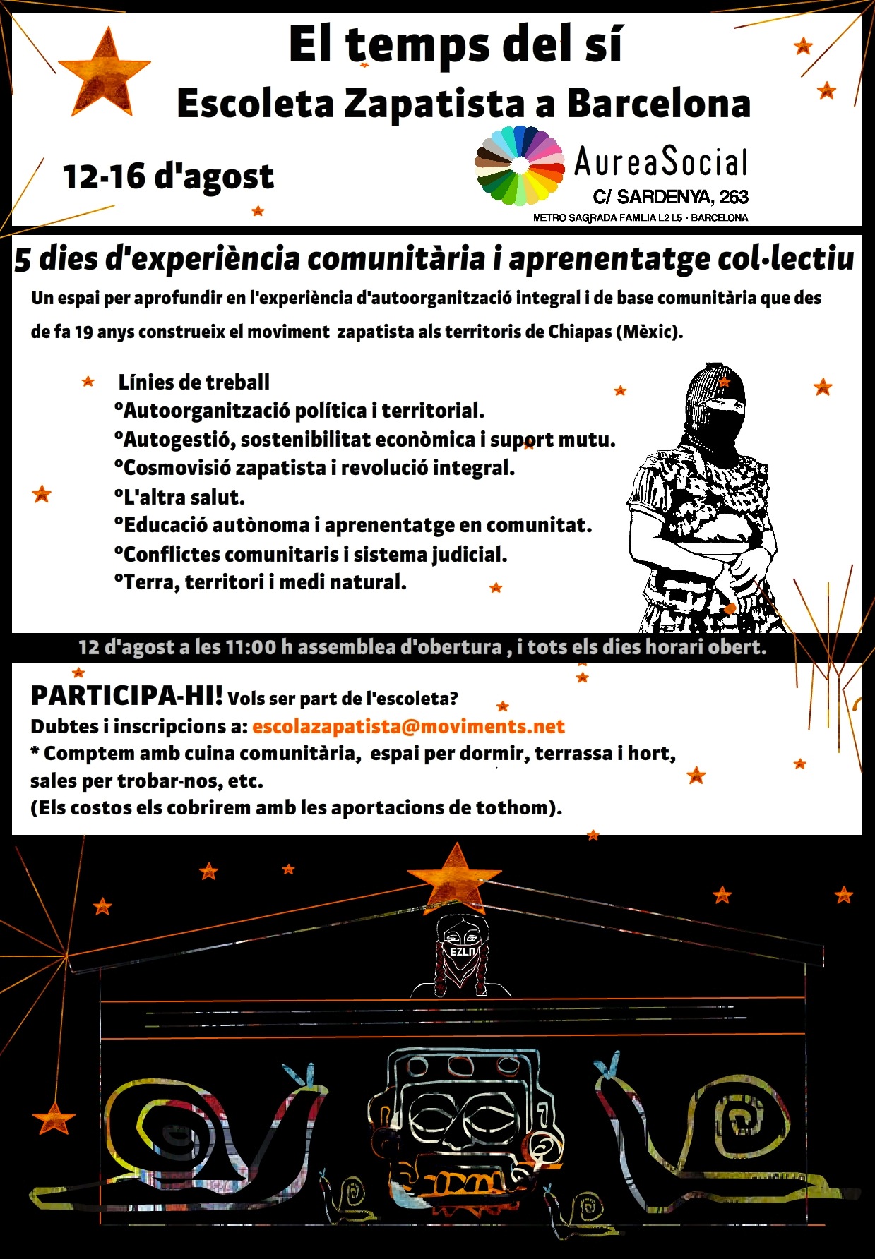 Cartell escoleta zapatista