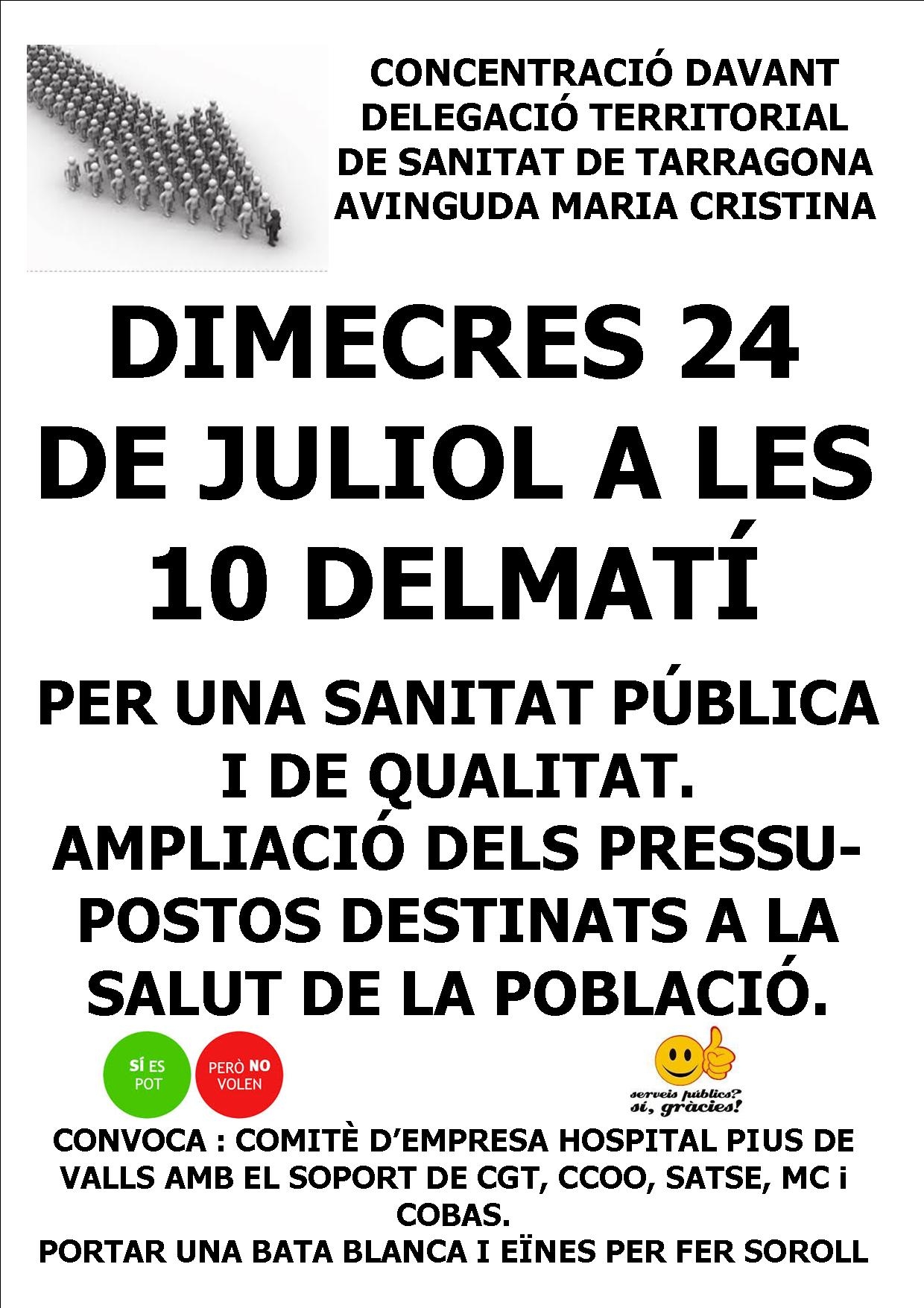 Concentració 24 juliol Tarragona
