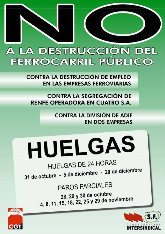 Cartell vagues i aturades