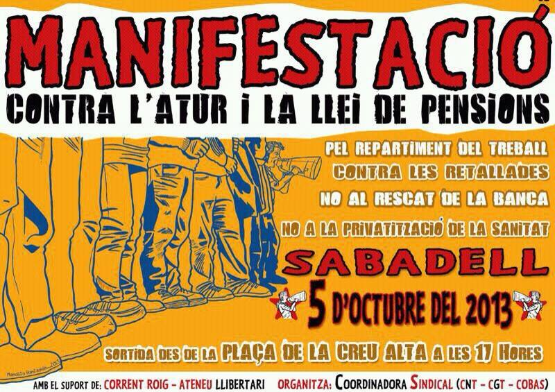 Cartell mani Sabadell