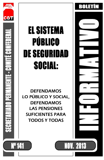 Butlletí Informatiu nº 141: El sistema públic de Seguretat Social