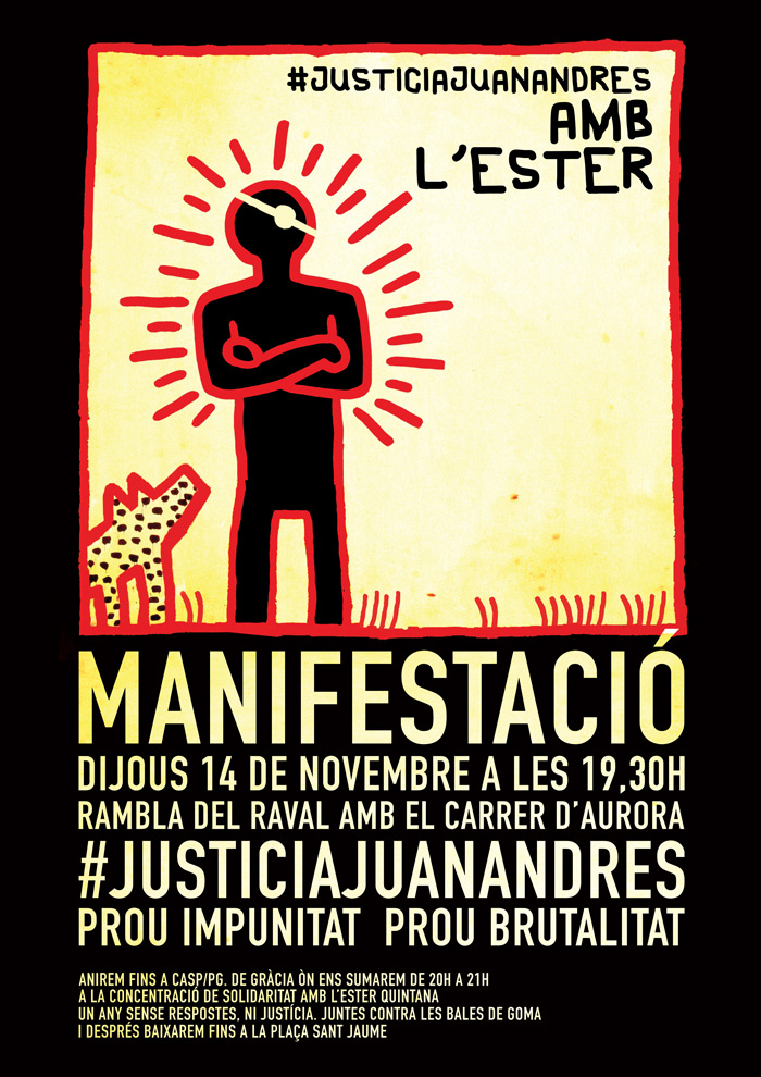 Manifestació Justícia Juan Andrés Benítez