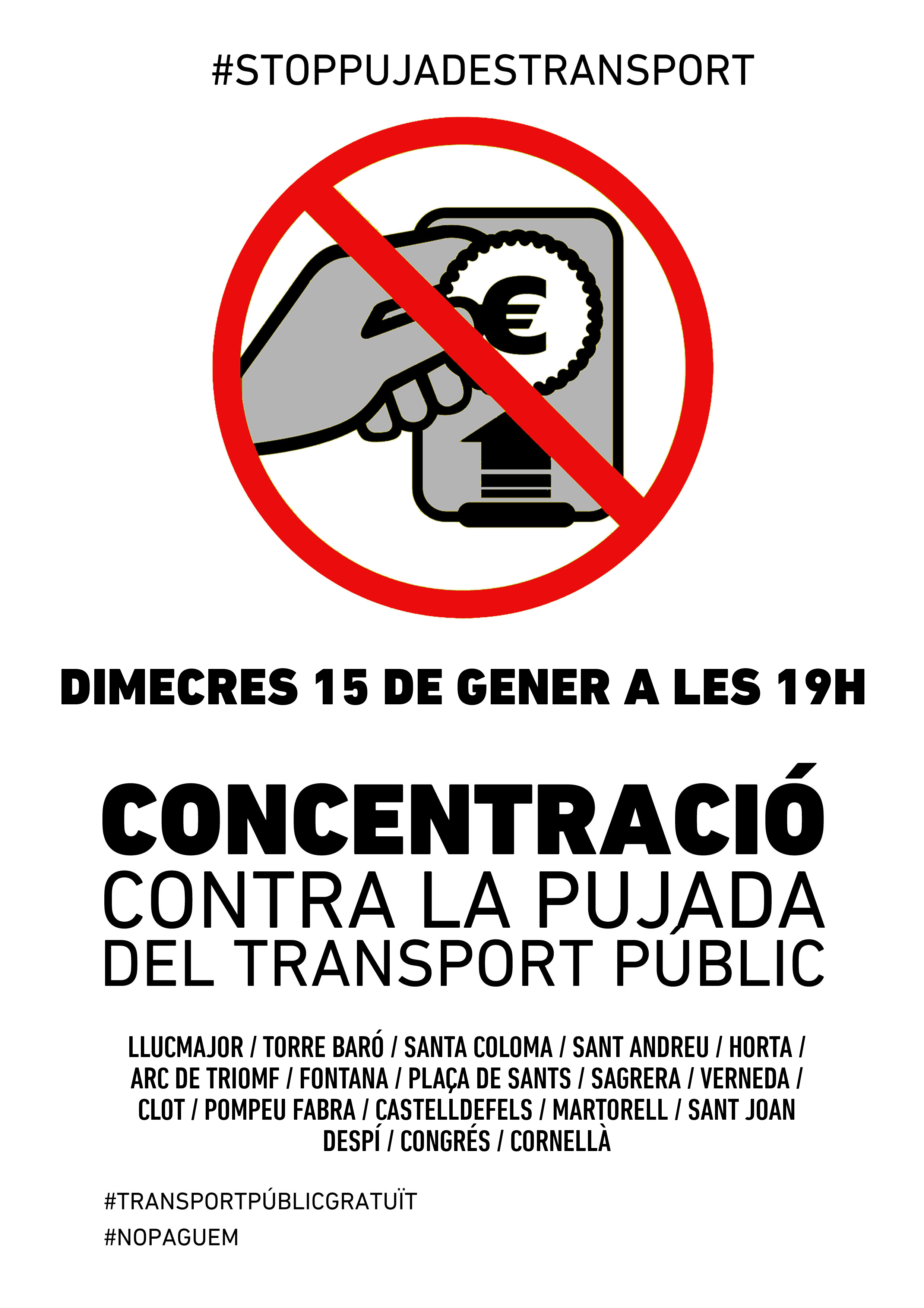 Cartell mobilitzacions 15 gener