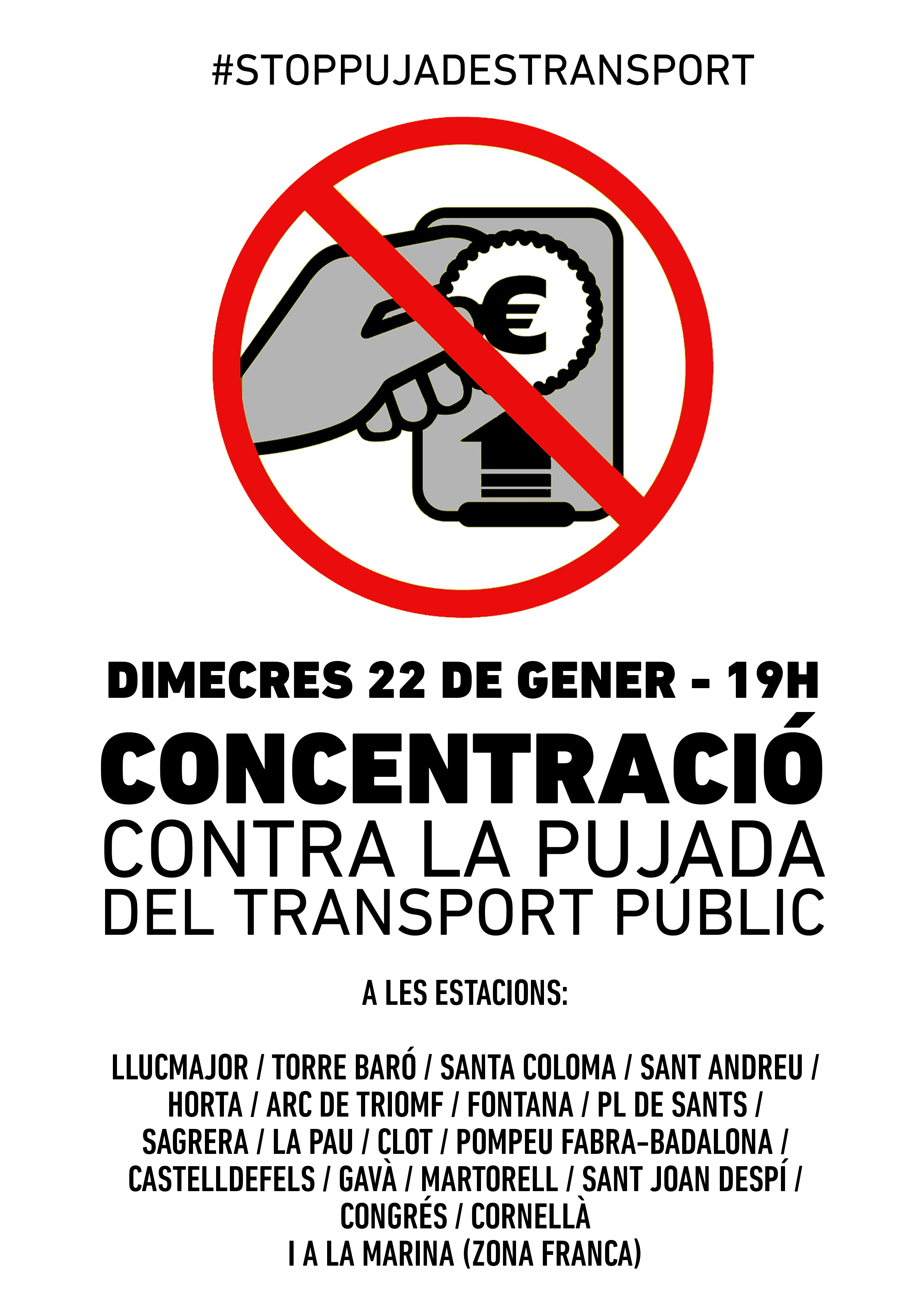 Cartell concentracions 22 gener