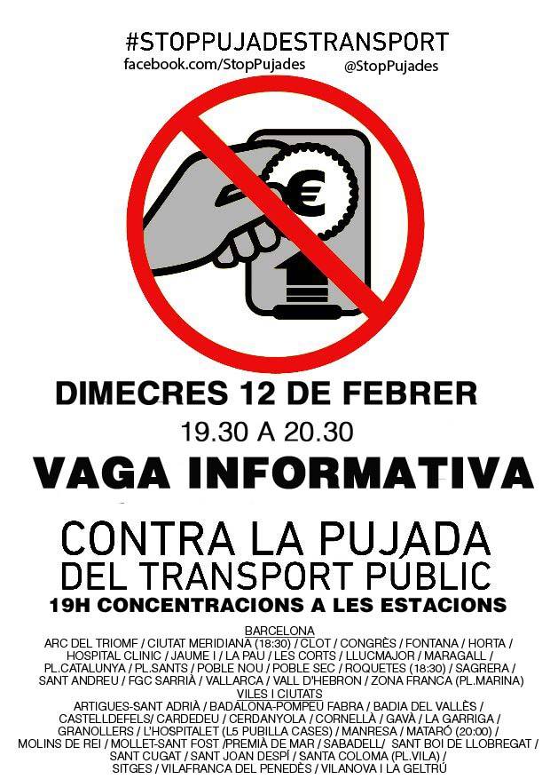 Cartell jornada de mobilització 12 de febrer