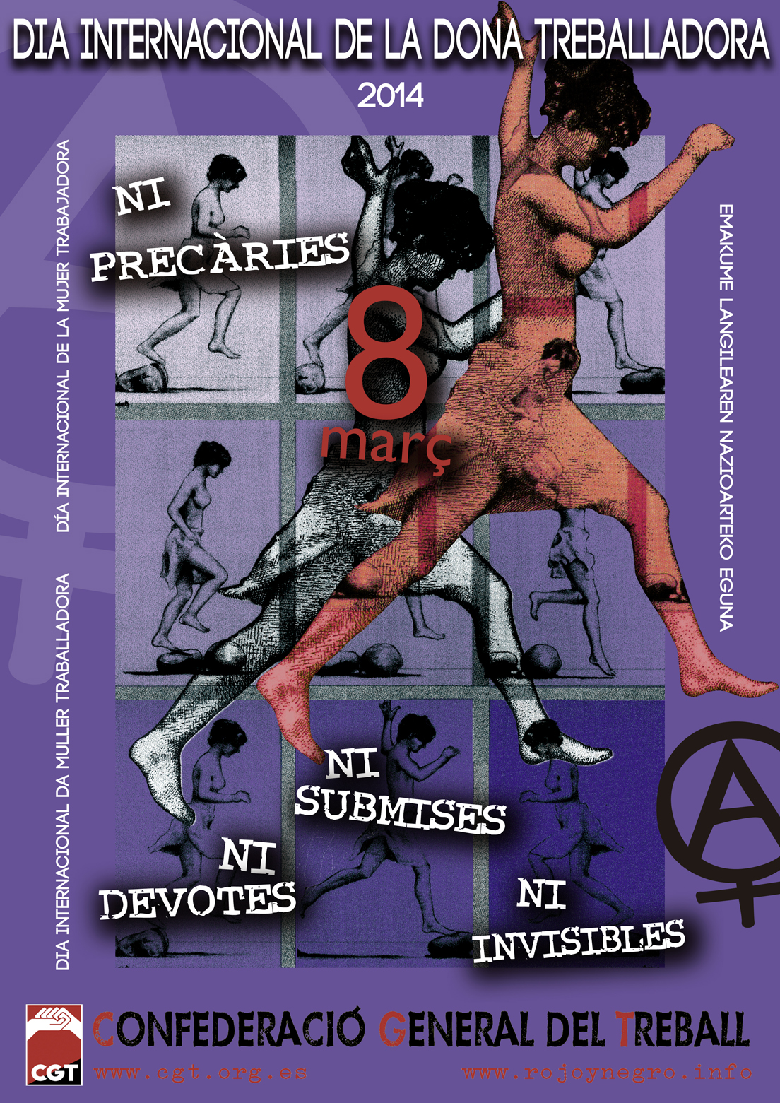 Cartell CGT 8 de març 2014