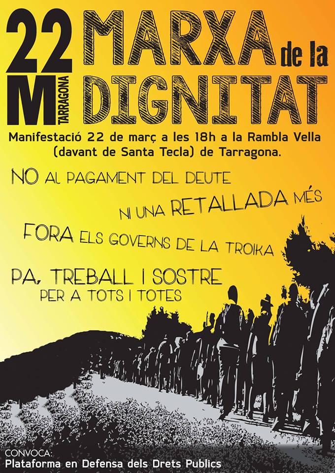 Manifestació 22M Tarragona