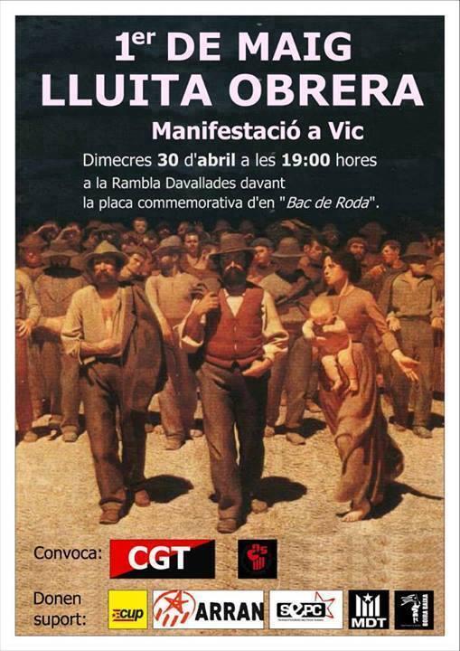 Cartell 30 d'abril Vic