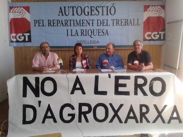 Roda de premsa a Lleida