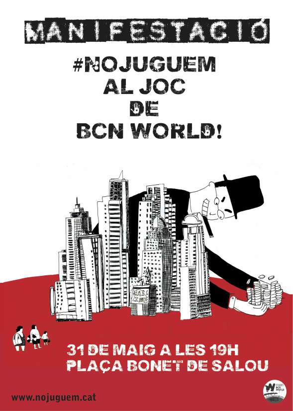Cartell manifestació Salou
