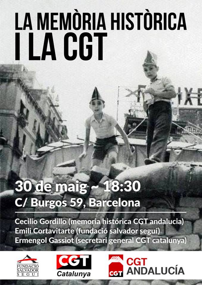 Cartell debat memòria històrica
