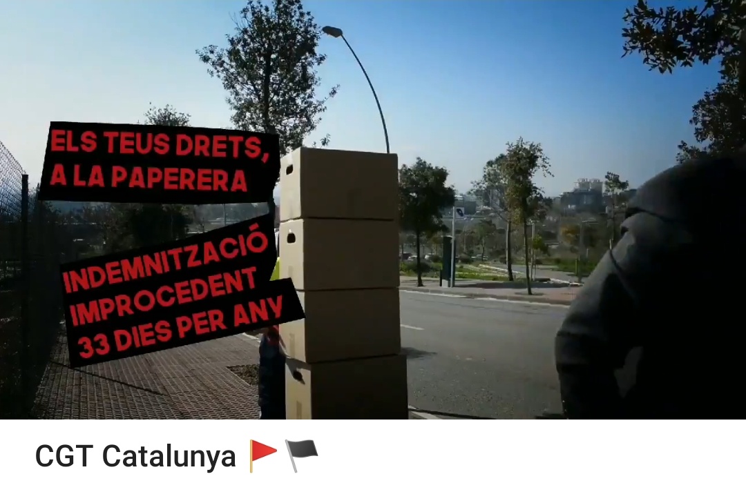 Captura del video de la campanya Captura del video de la campanya